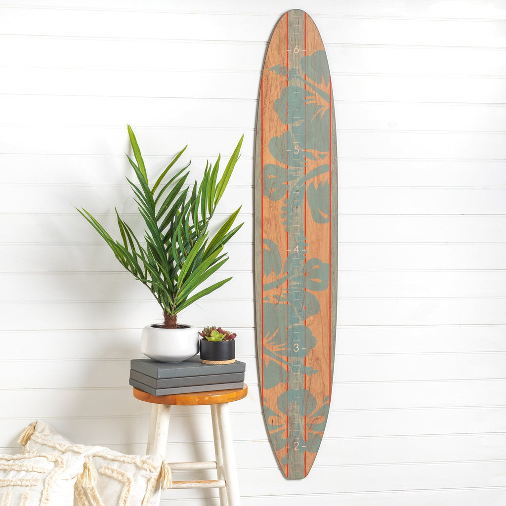 The Island Collection - Grey Teal Hibiscus Headwaters Studio 