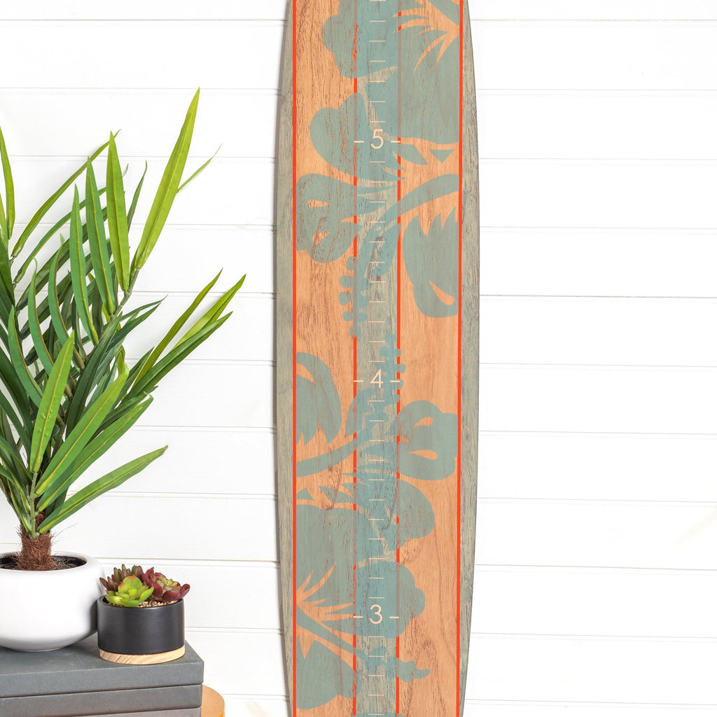 The Island Collection - Grey Teal Hibiscus Headwaters Studio 