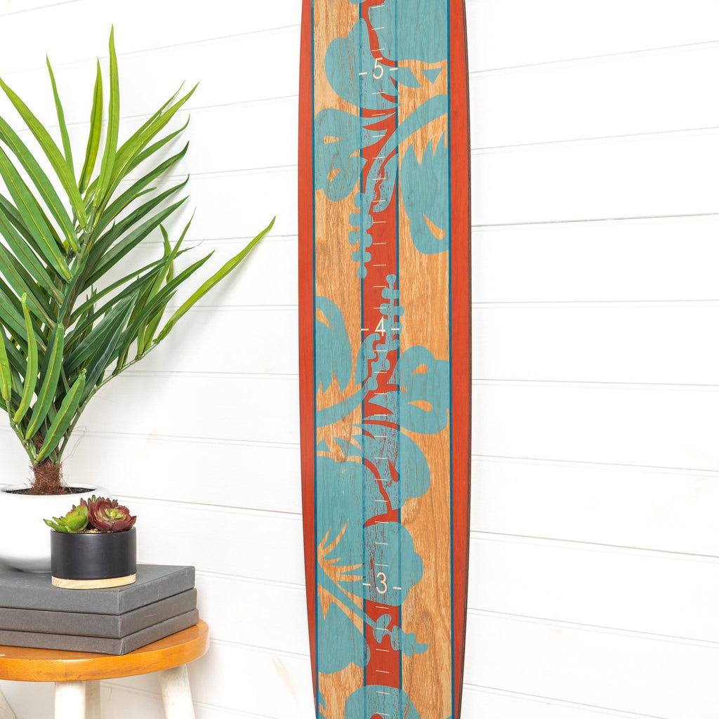 The Island Collection - Orange Blue Hibiscus Headwaters Studio 