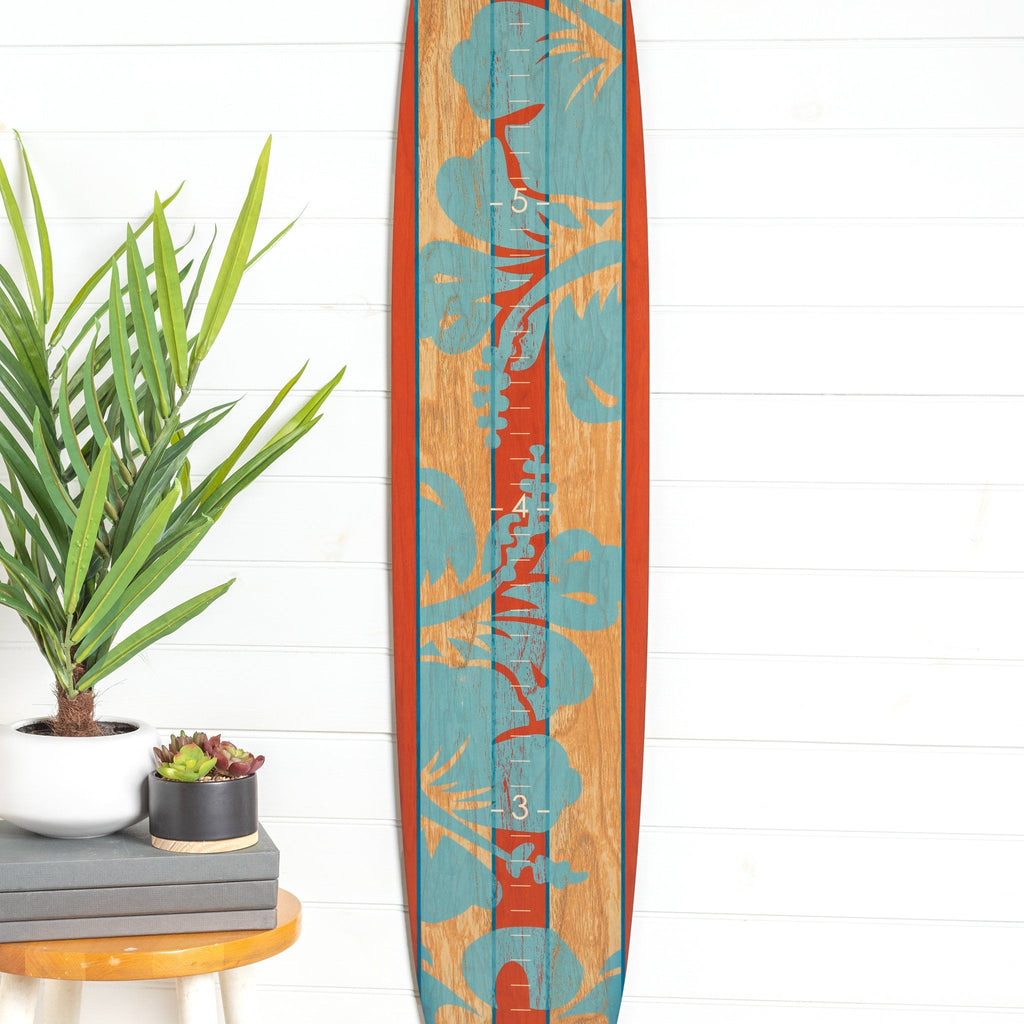 The Island Collection - Orange Blue Hibiscus Headwaters Studio 