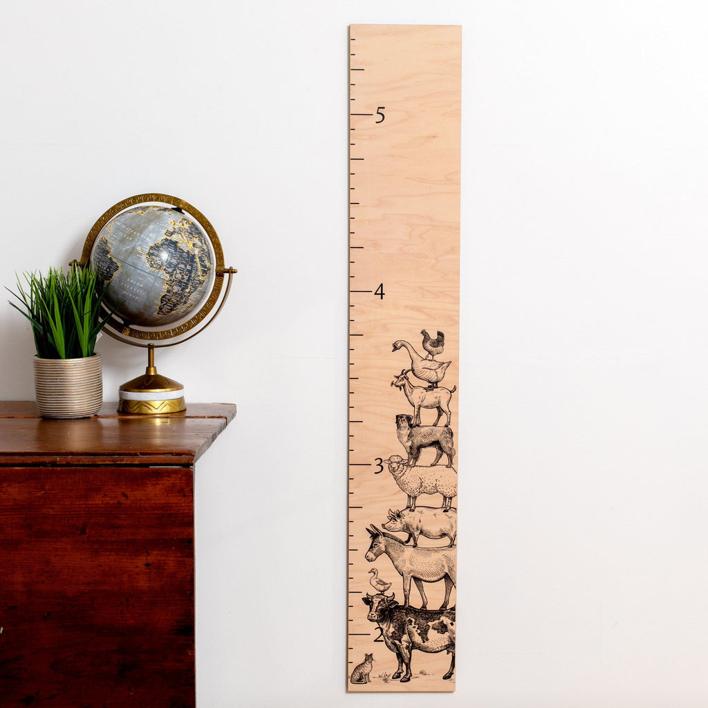 On The Farm Growth Chart Growth Chart Headwaters Studio 