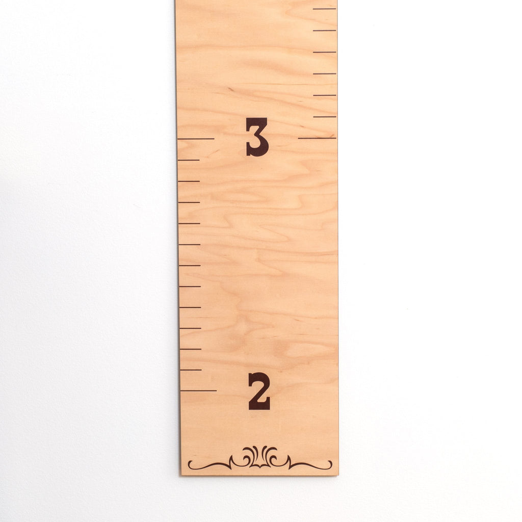 Western Wooden Growth Chart Growth Chart Headwaters Studio 