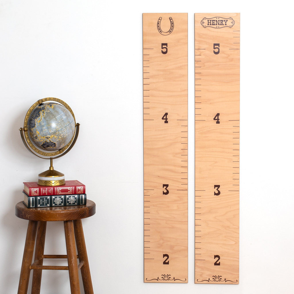Western Wooden Growth Chart Growth Chart Headwaters Studio 