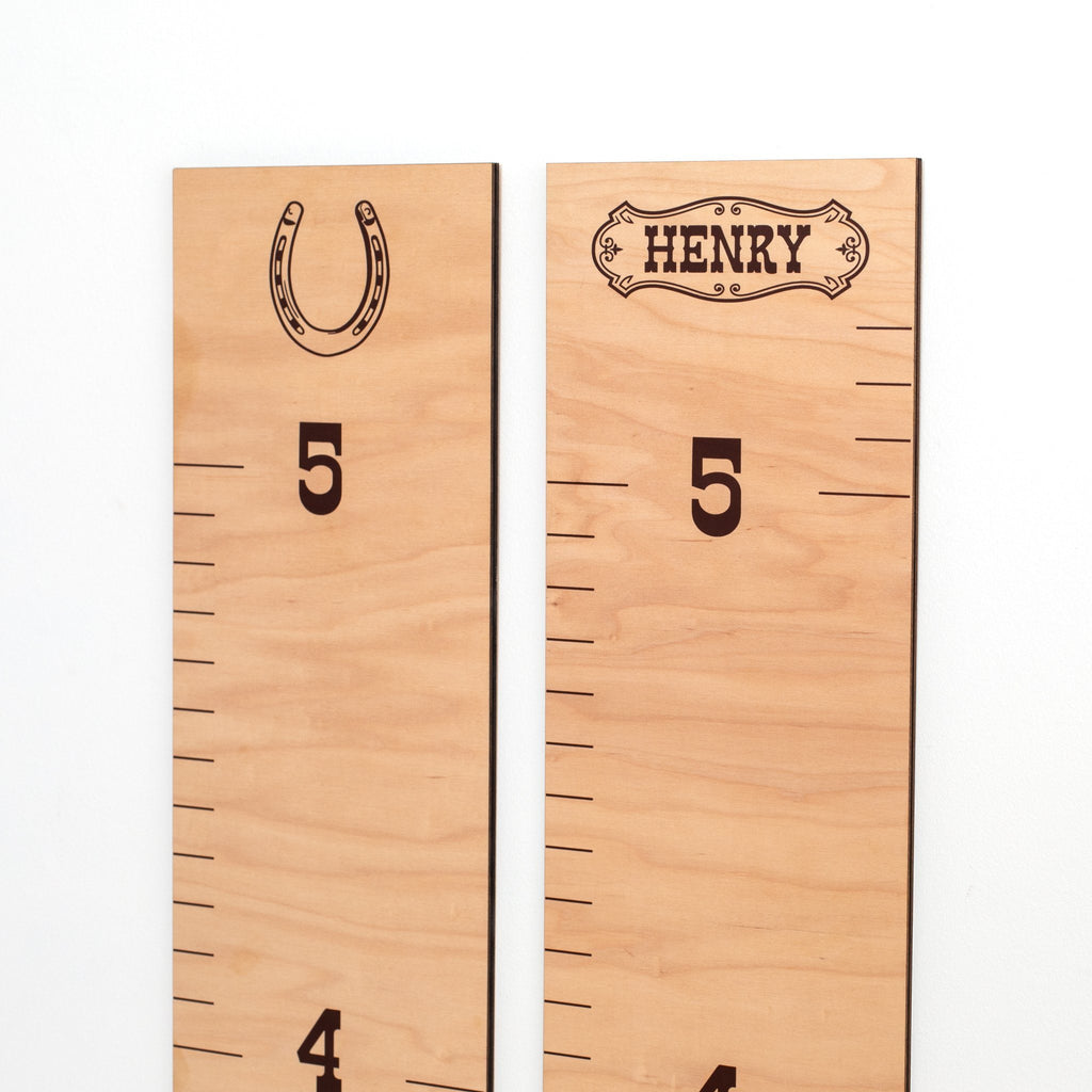 Western Wooden Growth Chart Growth Chart Headwaters Studio 