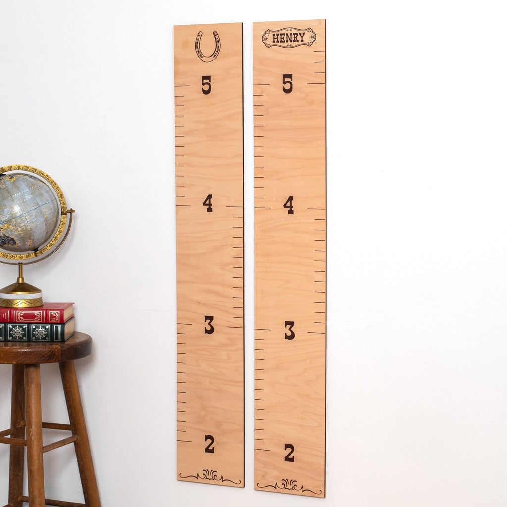 Western Wooden Growth Chart Growth Chart Headwaters Studio 