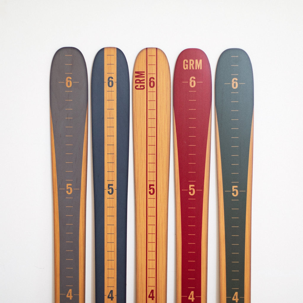 Modern Vintage Ski Growth Chart Ski Headwaters Studio 
