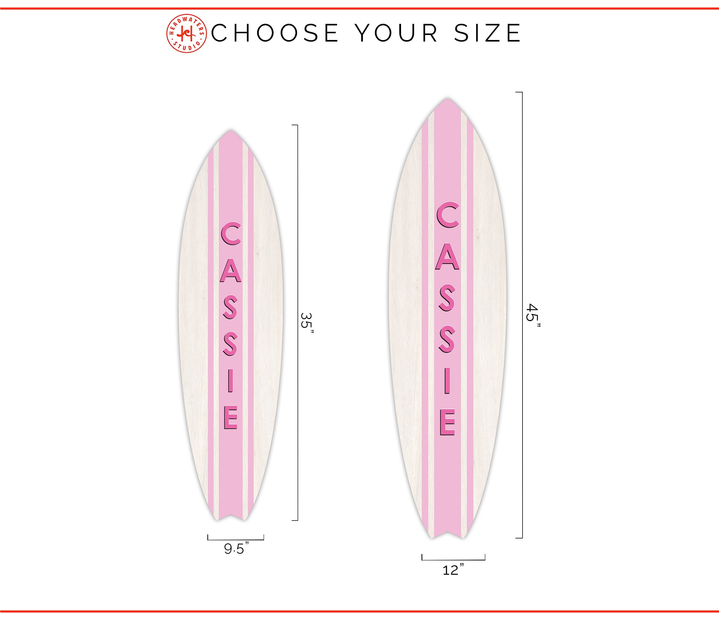 Pink clearance surfboard decor