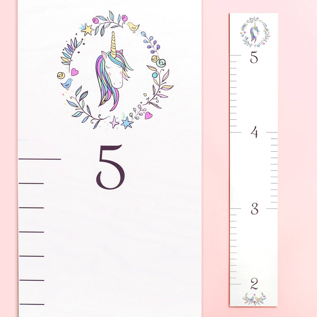 Pretty Unicorn Growth Chart Growth Chart Headwaters Studio 