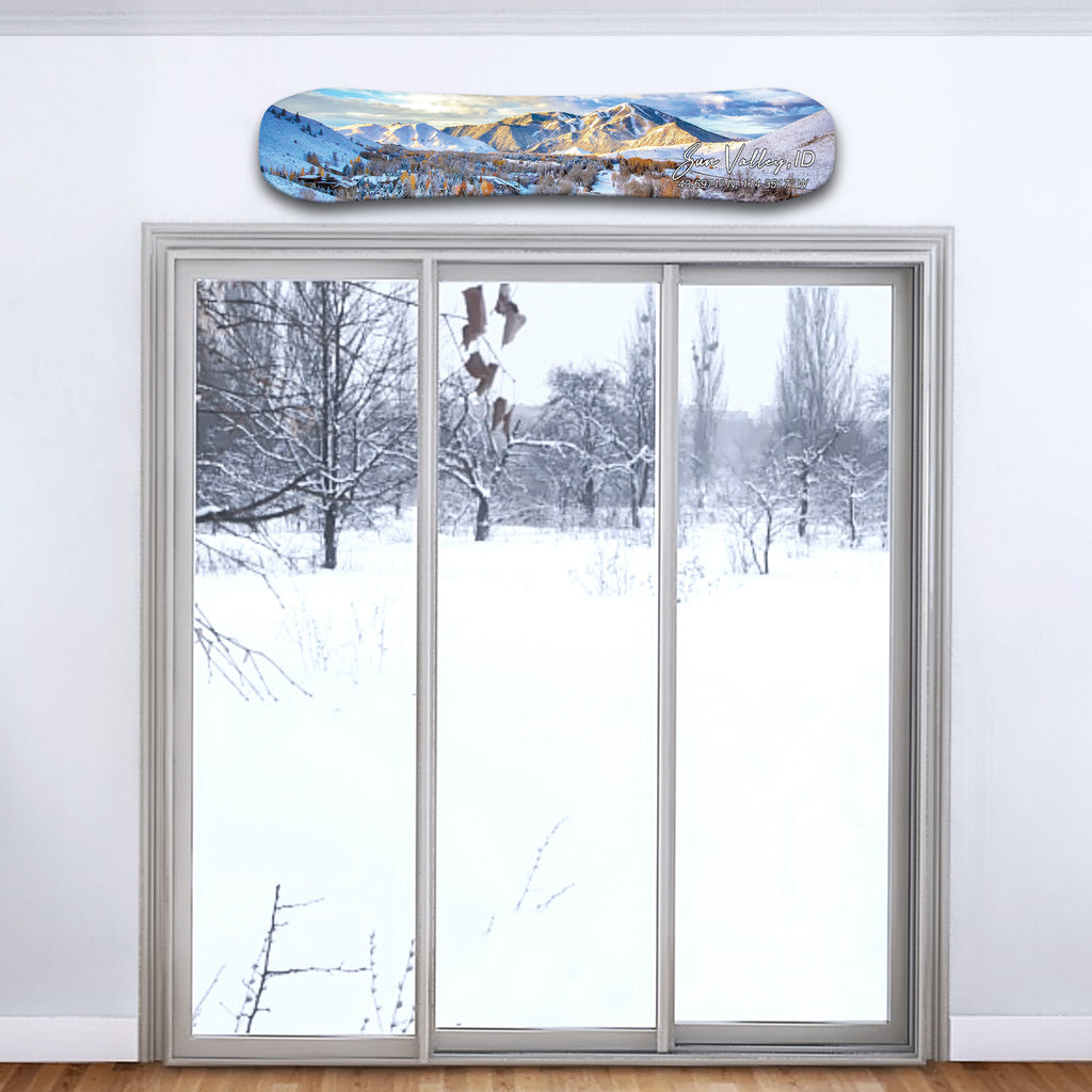 Snowboard Art Print on Wood | Headwaters-Studio