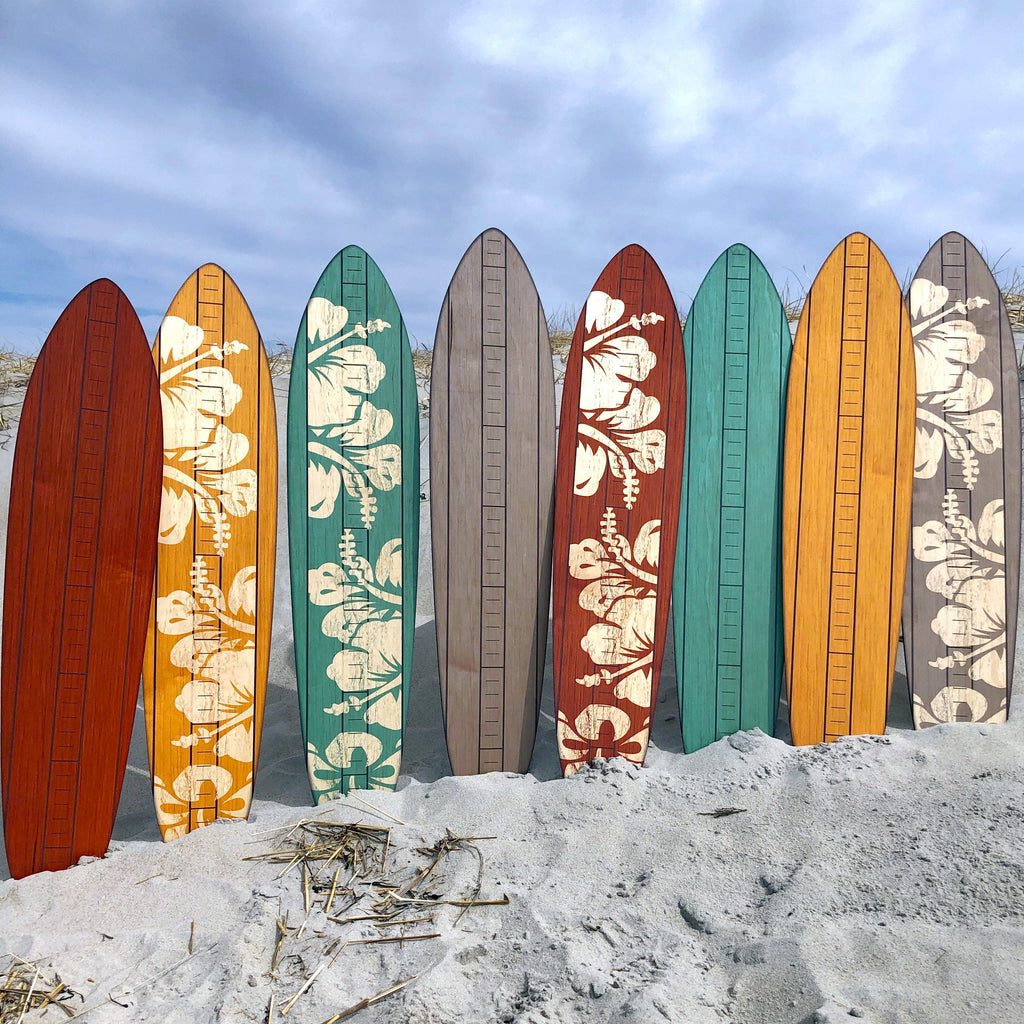 The Vintage Primaries Collection - Surfboard Growth Charts Headwaters Studio 