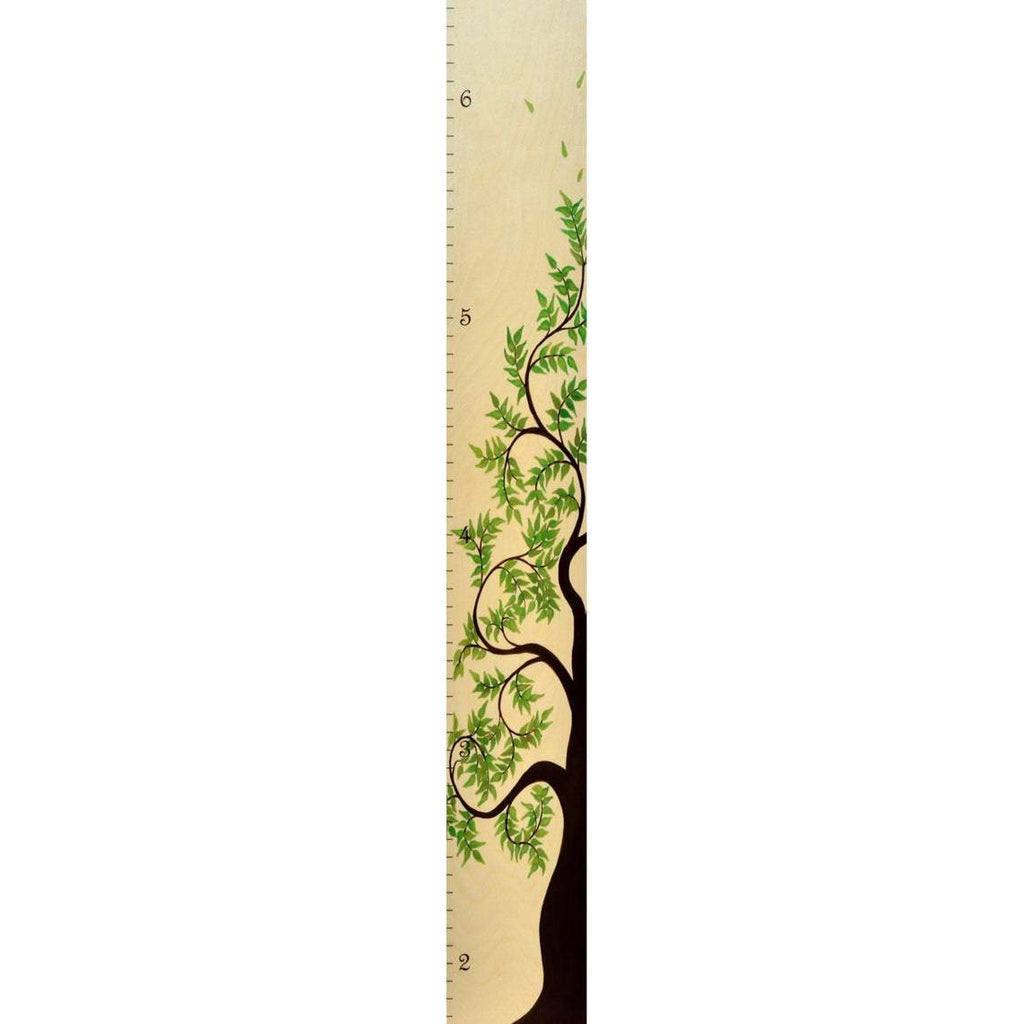 Wide Tree Of Life Growth Chart Headwaters Studio Green Leaf No 