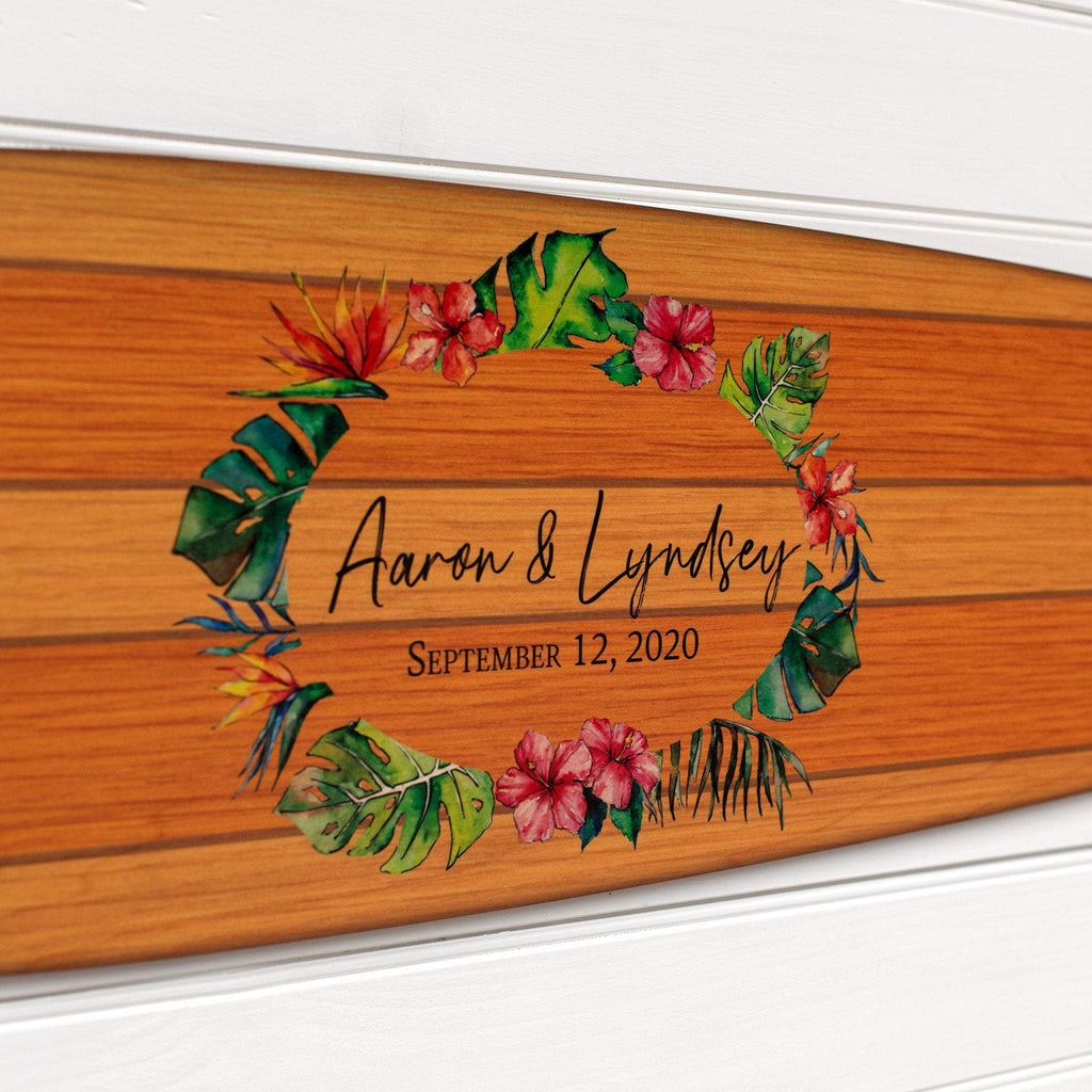 Alternative Wedding Guest Book Custom Signature Surfboard Beach Wedding Headwaters Studio 