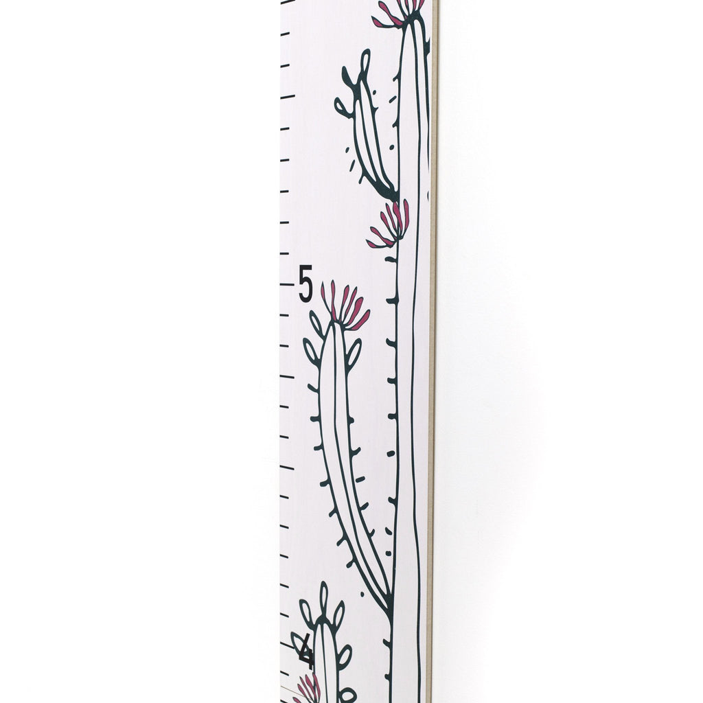 Cactus Growth Chart / Western Nursery Decor / Cactus Wall Art / Wood Height Chart / Desert Nursery for Boys & Girls / Baby Gift Headwaters Studio 