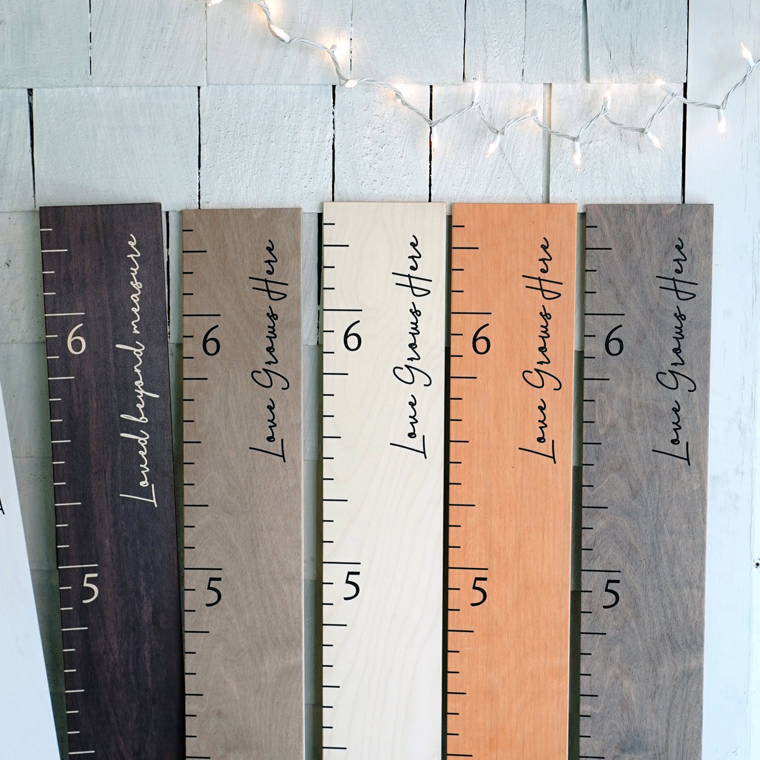 Giant Boho Wooden Ruler Growth Chart – Headwaters Studio