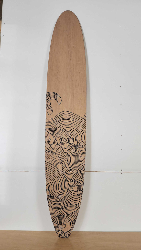 Wave Surfboard Wall Art | Surfboard Wall Decor
